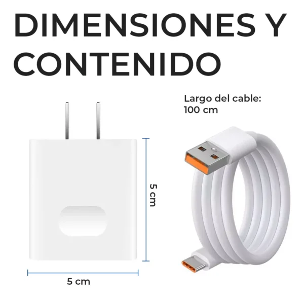 Cargador Honor 66w Incluye Adaptador - Imagen 3