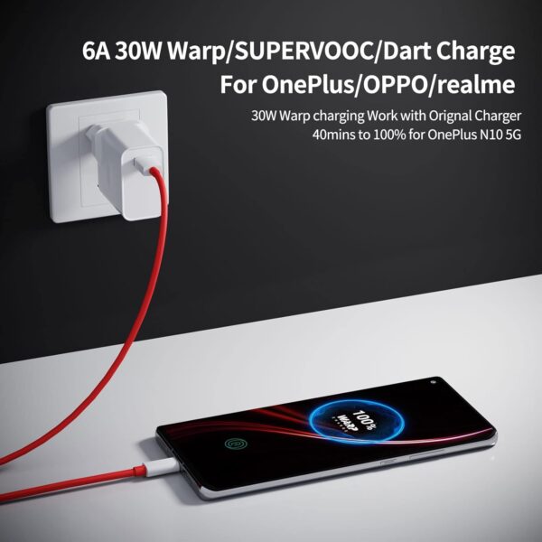 Cable OnePlus Usb tipo C (original) - Imagen 3